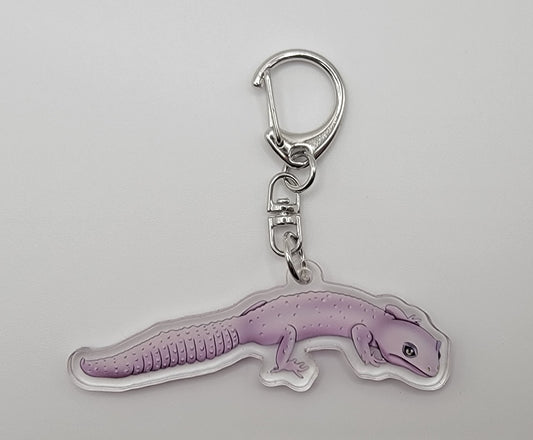Diablo Blanco Leopard Gecko Keychain