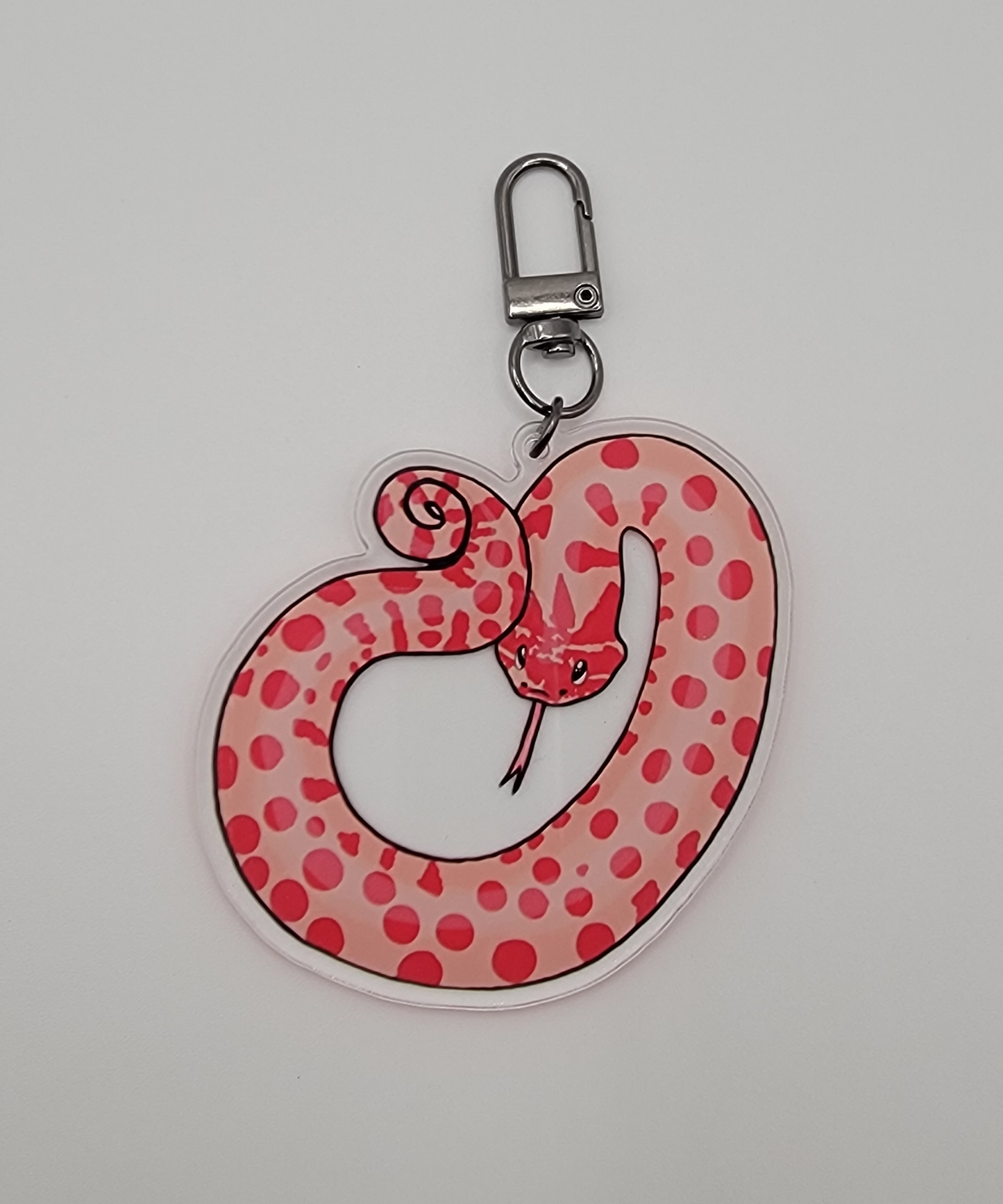 Pink Hognose Keychain
