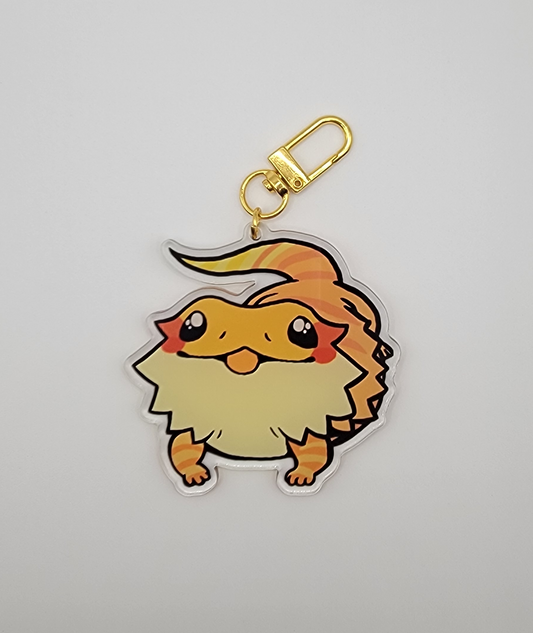 Chibi Bearded Dragon Keychain